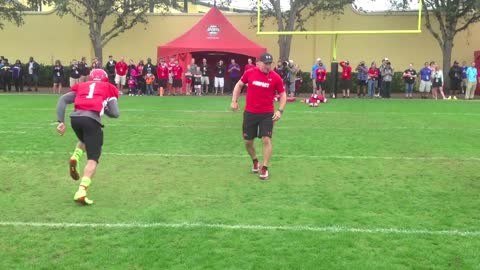 Todd Durkin Warms Up Under Armour High School All-American Football Players