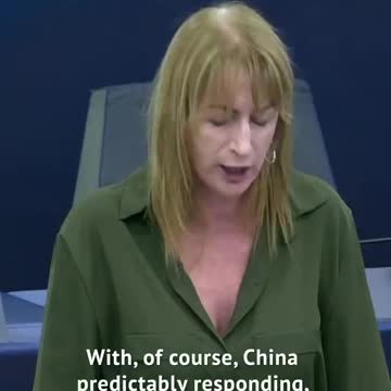 Left MEP Clare Daly talk about how the EU needs to stop being a U.S. puppet to avert war with China