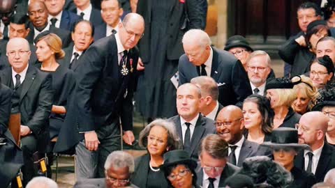 Donald Trump mocks Joe Biden over seating position at Queen's funeral