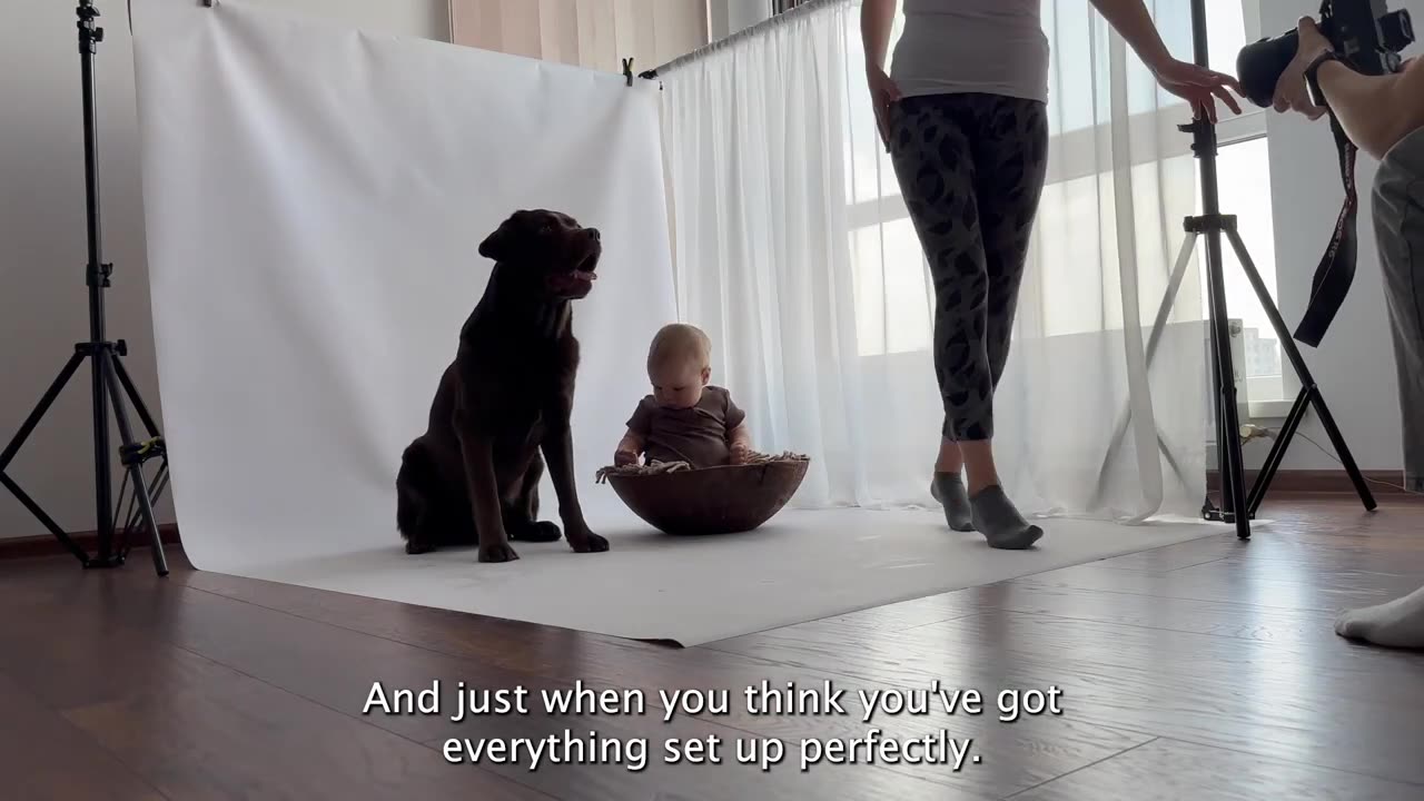 The Cutest Kiss Between Baby and Dog