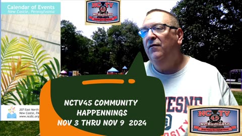 NCTV45’S LAWRENCE COUNTY COMMUNITY HAPPENINGS NOV 3 THRU NOV 9 2024