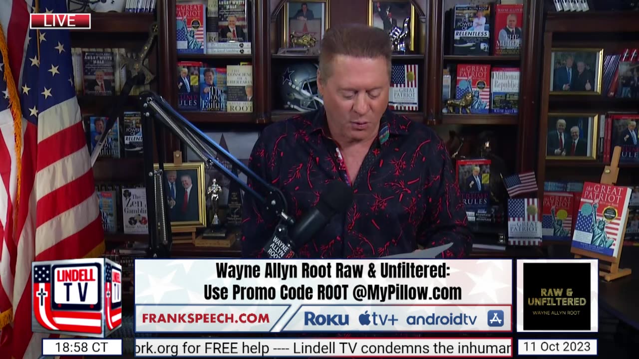 Wayne Allyn Root Raw & Unfiltered - October 11th, 2023