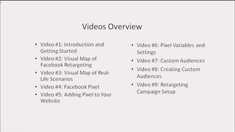 Facebook Retargeting course|| Facebook course||