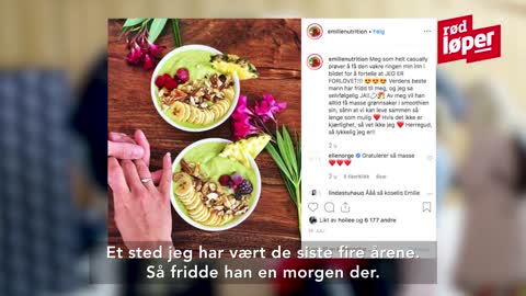 Deler detaljer om frieriet