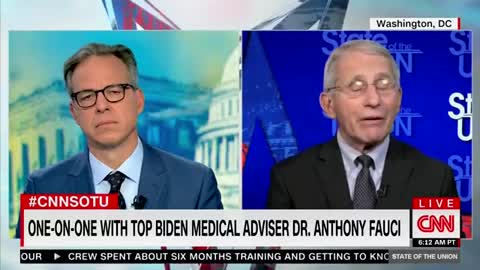 Fauci: "People who get infected and recover have a considerable degree of immunity."