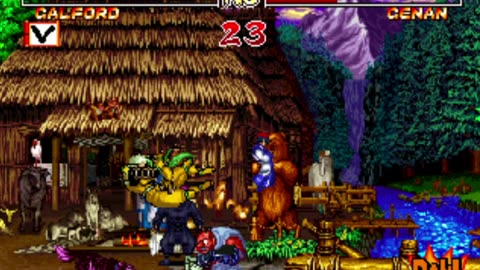 Samurai Shodown II Perfect Hack, Matches Big Bear Blue vs BIG-PE, 21-09-23, 真サムライスピリッツ覇王丸地獄変