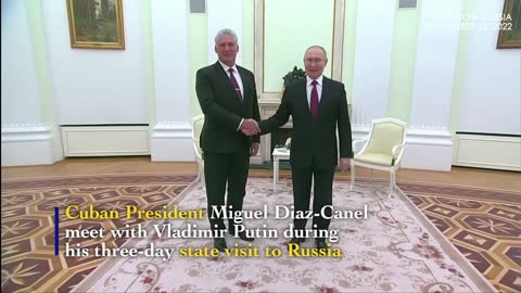 Hear what Cuba's Diaz-Canel said to comfort Putin as both of them face 'UNJUST' sanctions