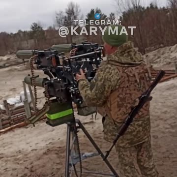 Insane Ukrainian 4 Machine Gun Rig