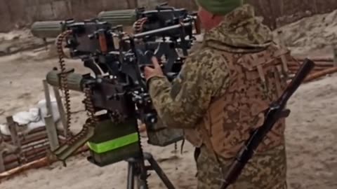 Insane Ukrainian 4 Machine Gun Rig