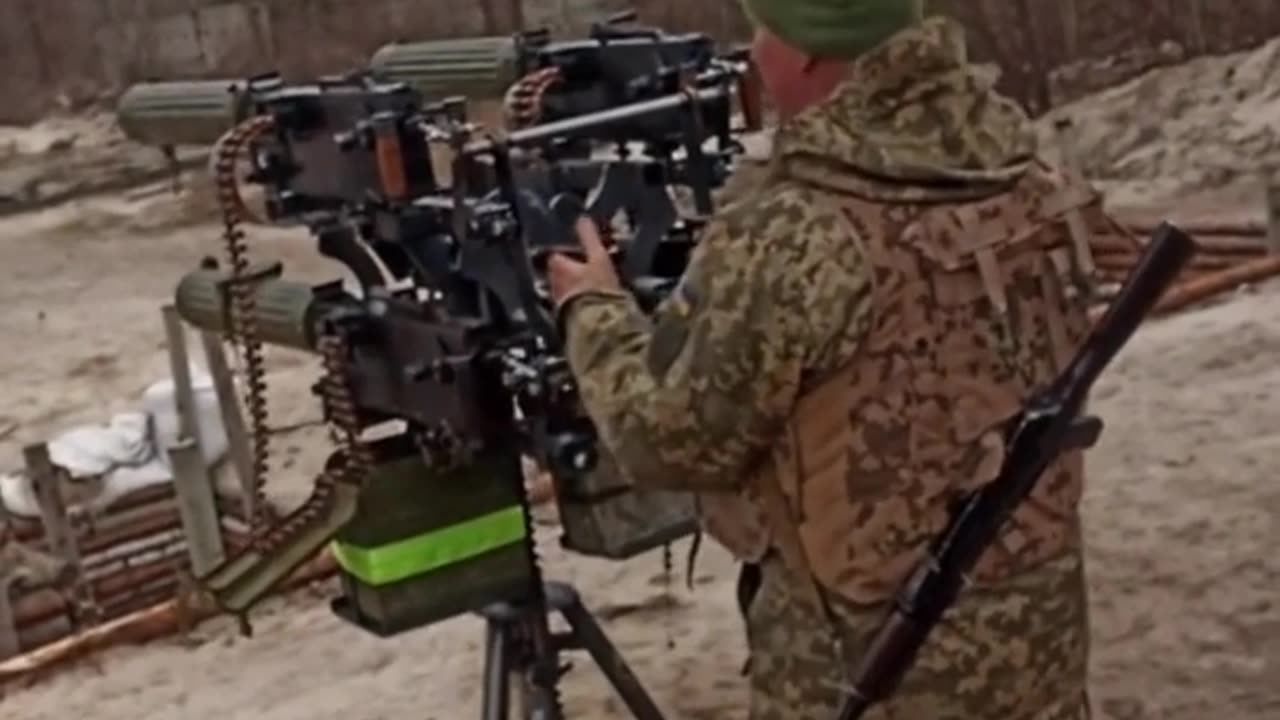 Insane Ukrainian 4 Machine Gun Rig