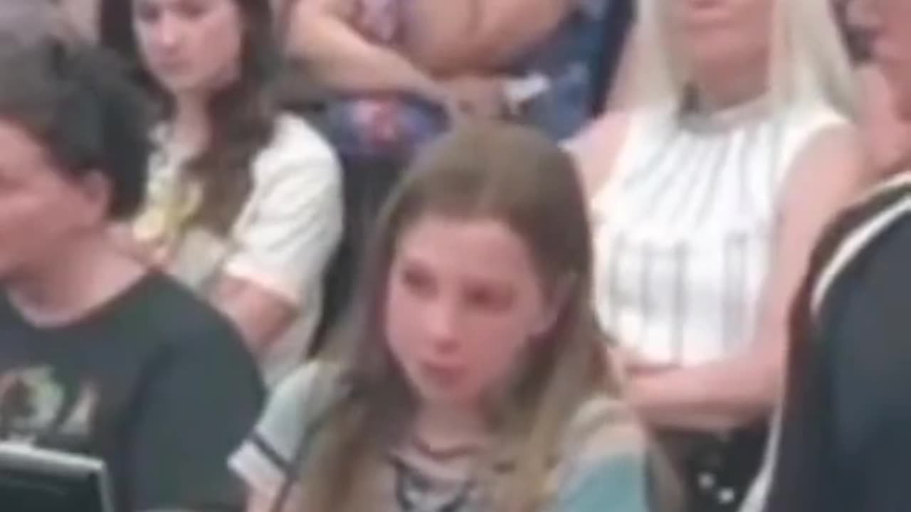 Young girl breaks down as her school announces boys will be allowed in the girls bathrooms..