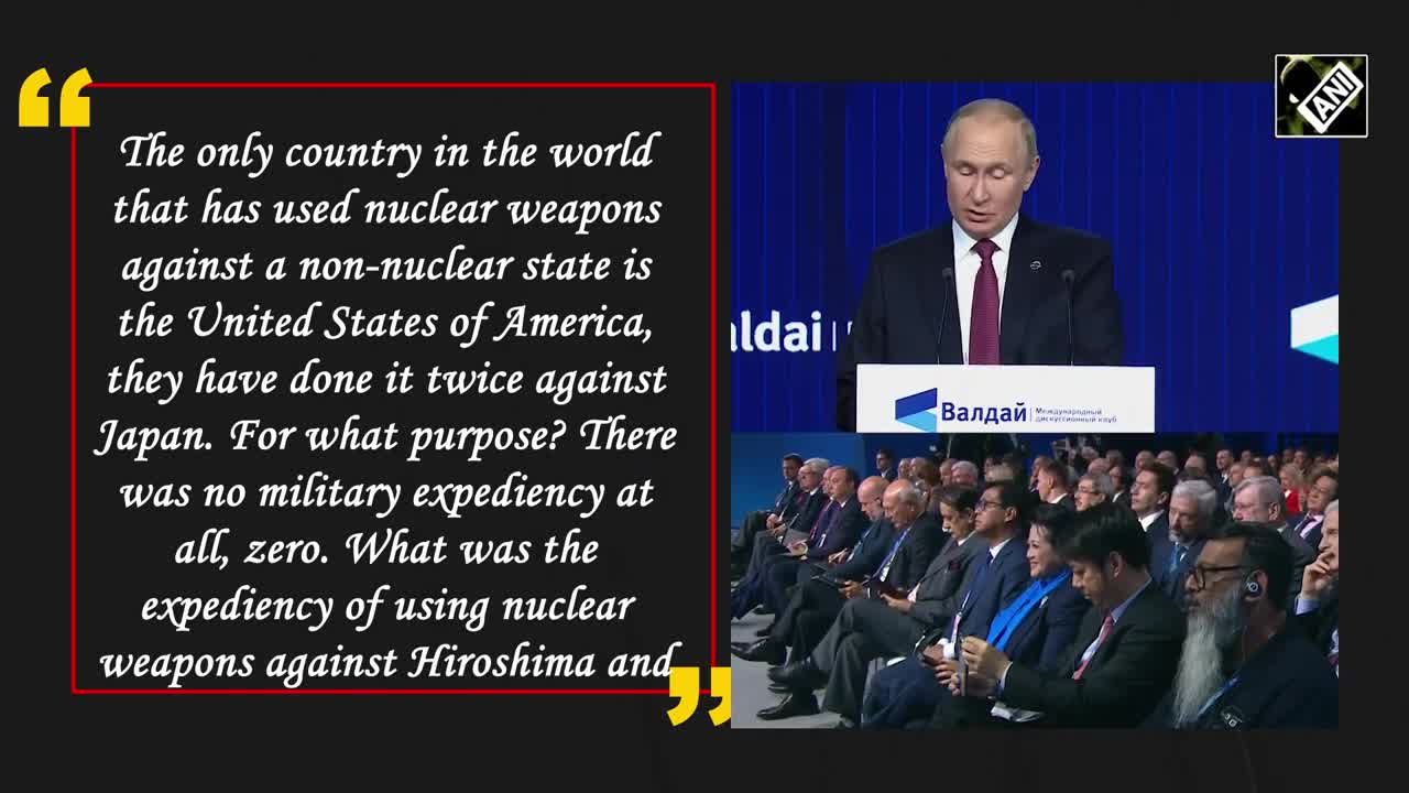 There is no sense in striking Ukraine with nuclear weapon_ Putin