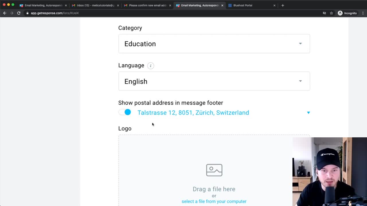 How to create Email list in Getresponse email marketing software