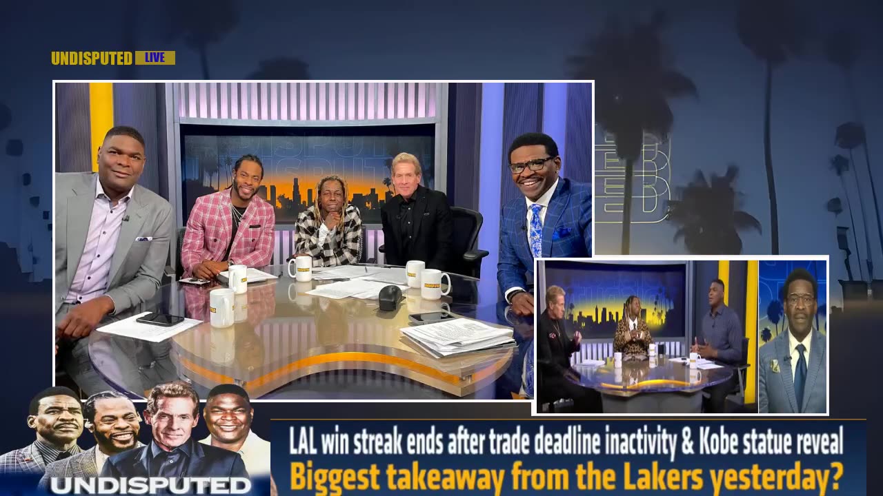 UNDISPUTED Mistake - Skip Bayless reacts Lakers win streak ends after trade deadline inactivity