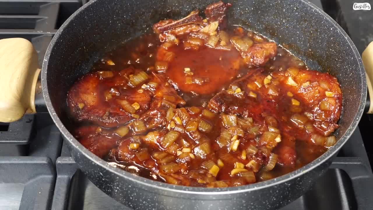 Hazlas así Chuletas de Cerdo a la Coca-Cola no queda nada en el plato!