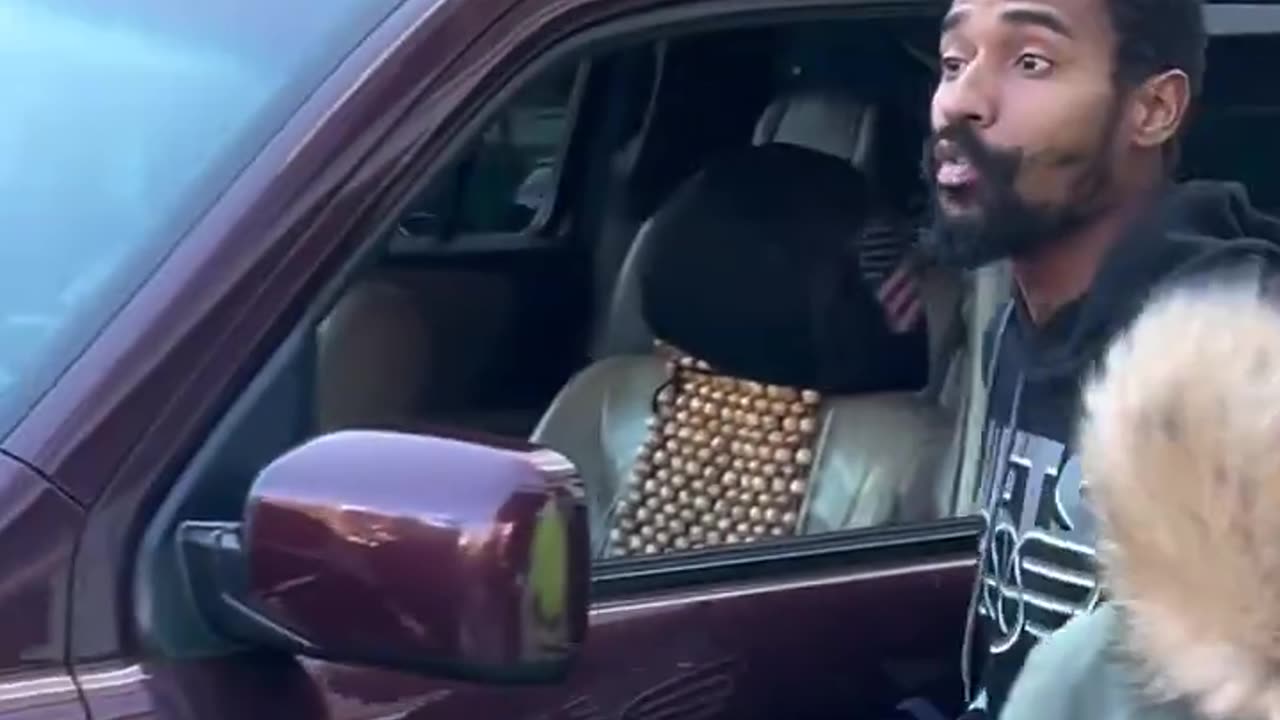 Driver gets pissed at Pro-Palestinian protesters:
