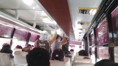 I RIDE IN THE BUS TO GO TO BALINTAWAK