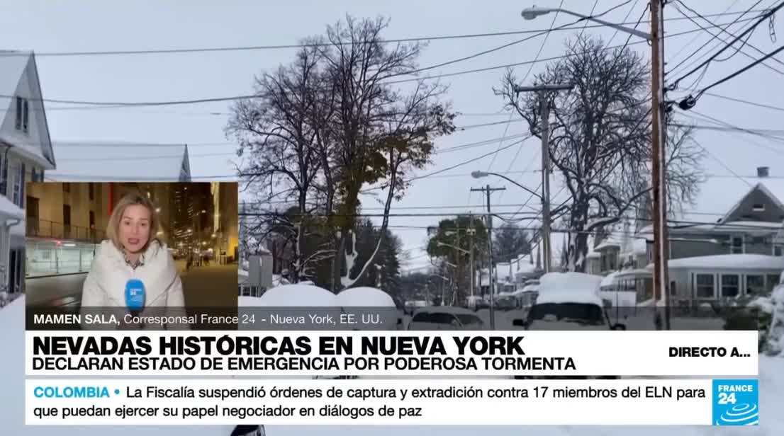 Directo a... Nueva York y la tormenta de nieve que obligó a declarar el estado de emergencia