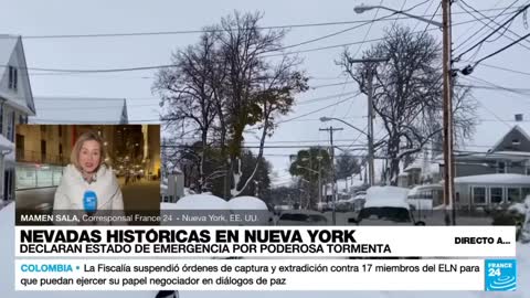 Directo a... Nueva York y la tormenta de nieve que obligó a declarar el estado de emergencia