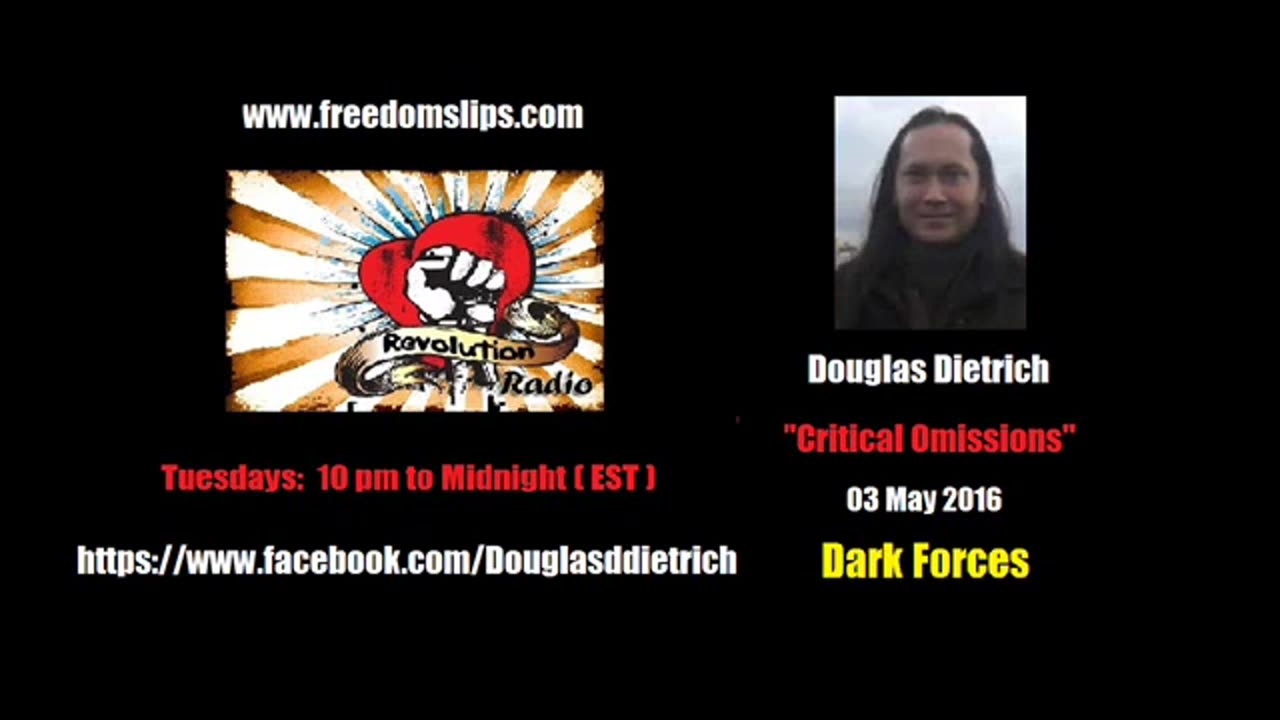 Douglas Dietrich - Dark Forces - 03 May 2016