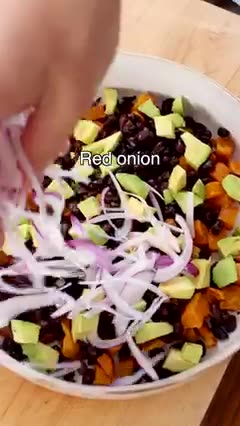 Black Bean Salad with Sweet Potato