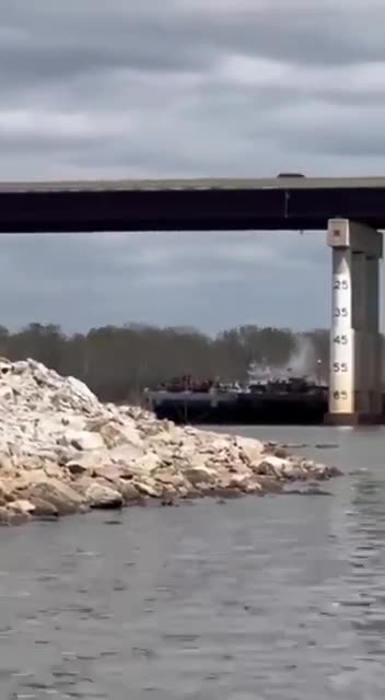 A bridge near Sallisaw has reopened after being shut down due to being struck by a barge