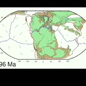 It is clear how the tectonic plates probably moved.