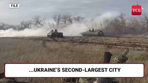 Russian forces advance towards Kharkov (Kharkiv)