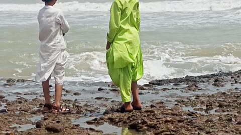 Sea beach in Karachi