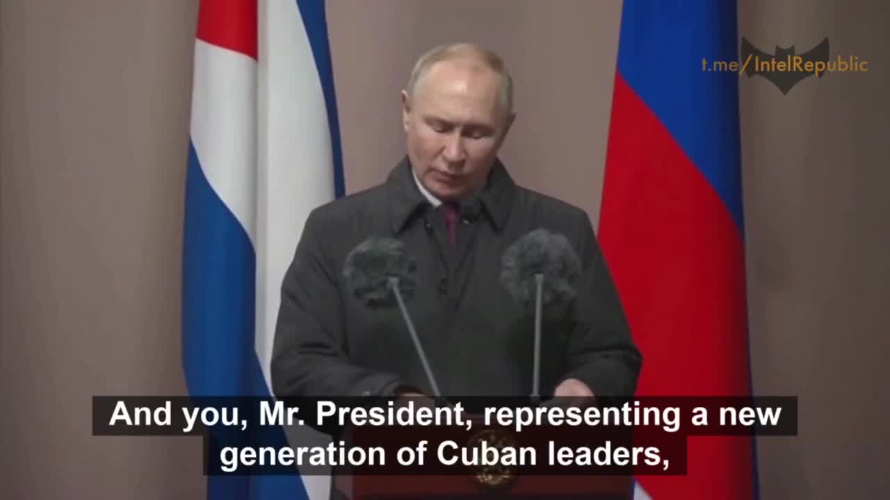 Putin celebrates the long standing friendship between the Cuban and Russian people