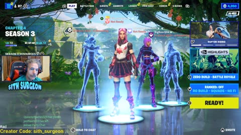 sith_surgeon - Family Friendly Fortnite Live Stream.