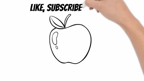 How to Draw an Apple Easy Simple Art Tutorial for Beginners