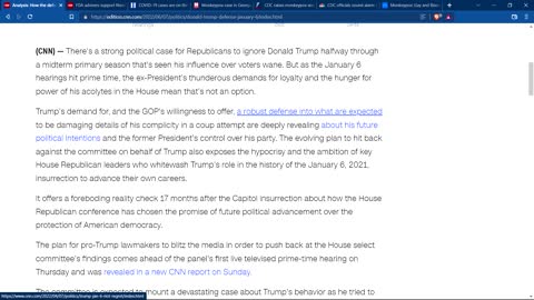 CNN says trump is loosing support