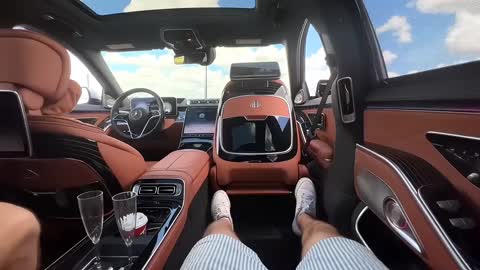 The interior of this car is too luxurious.