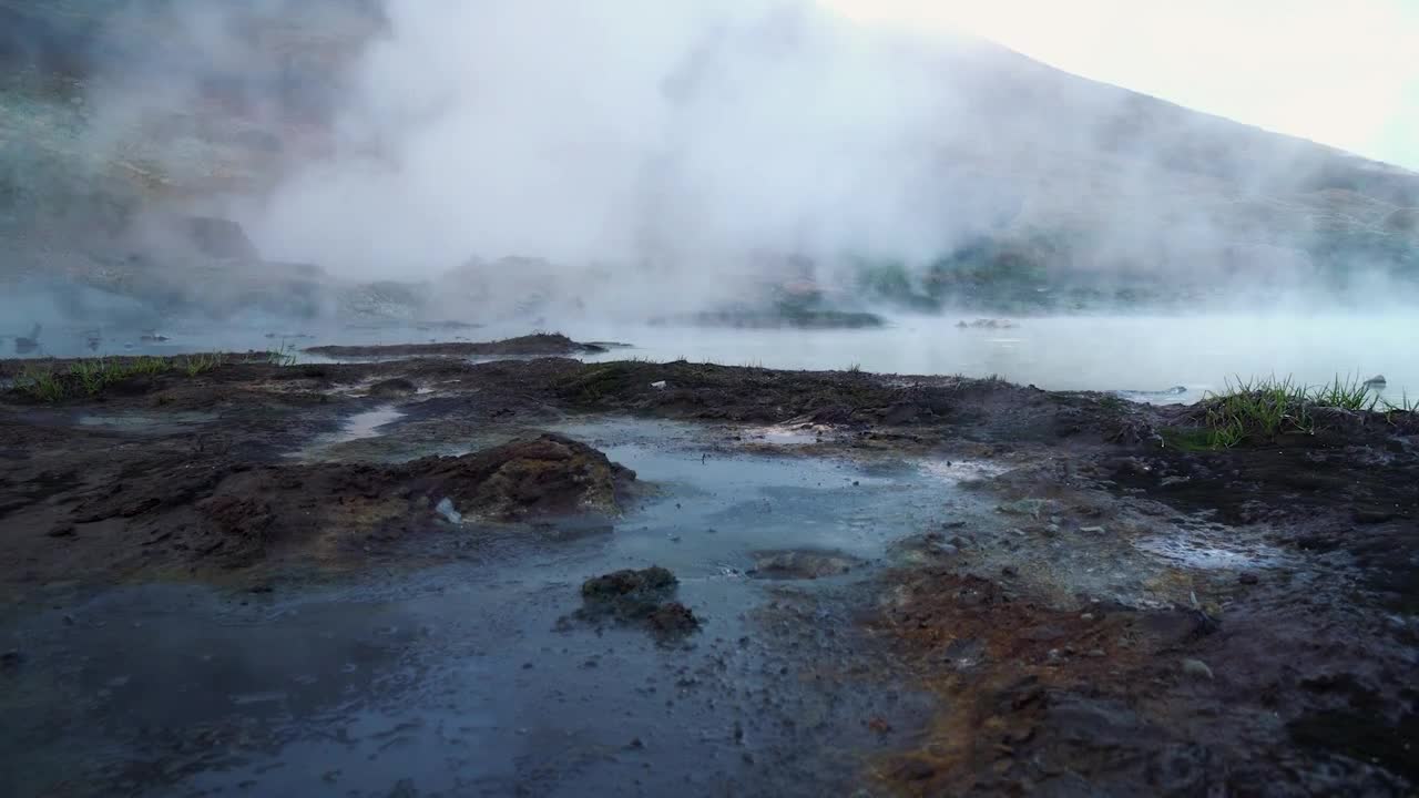 Low Level View of Geothermal Spring