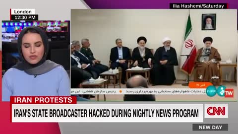 Watch the moment hackers take over a nightly news program