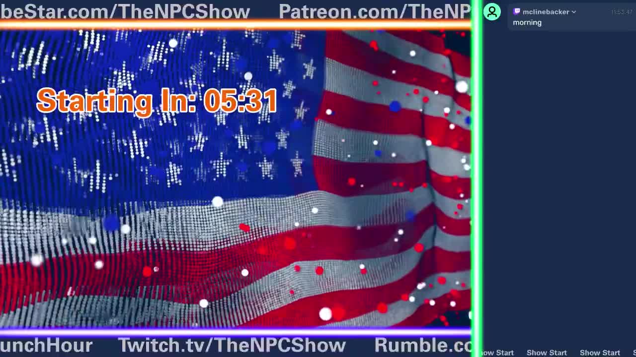 🔴LIVE: NPC Lunch Hour 🟠⚪🟣 The NPC Show