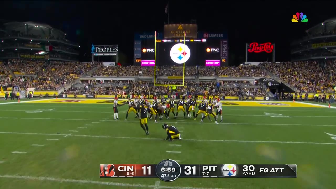 Cincinnati Bengals vs. Pittsburgh Steelers 2023 Week 16 Game Highlights