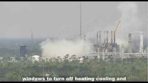 BIG CHEMICAL CLOUD RELEASED NEAR BIOLAB IN LOUISIANA, SHELTER IN PLACE ISSUED BY OHSEP