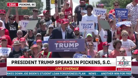 Donald Trump Q Storm Speech - Pickens South Carolina - July 1, 2023