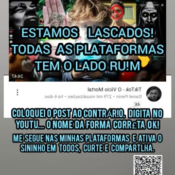 TIK TOK É UMA ARMA DE GUERRA CONTRA TODOS E PRINCIPALMENTE CRIANÇAS