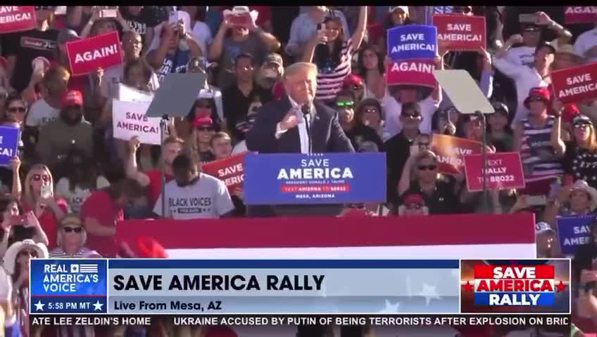 TRUMP IS IN THE HOUSE - Mesa AZ 10-9-22