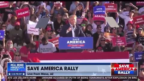 TRUMP IS IN THE HOUSE - Mesa AZ 10-9-22