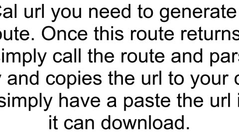 How to create an ical export link