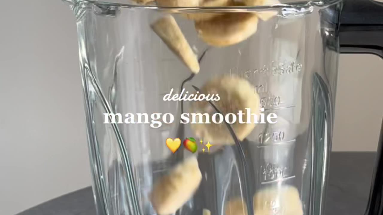 Mango smoothie recipe💛🥭✨