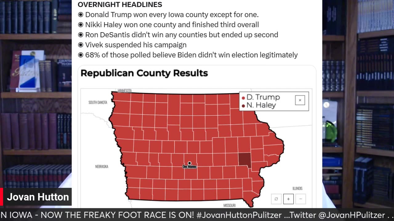 DECISION IOWA - NOW THE FREAKY FOOTRACE IS ON!