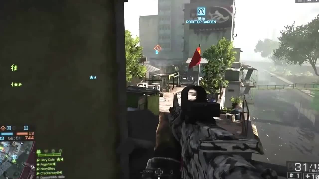 Battlefield 4 long range carbine kill