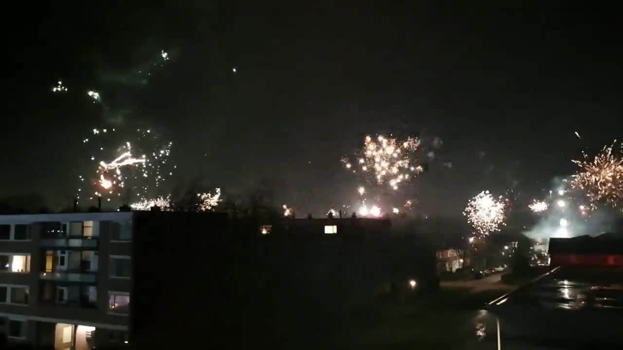110 milion Euro's Blown into the sky. It looks like this.