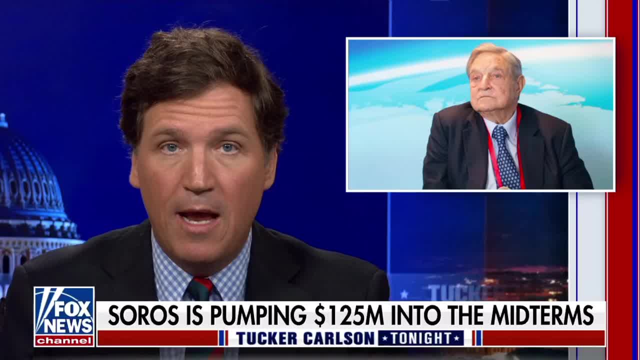 Tucker Carlson Blasts George Soros for Meddling in U.S. Elections: