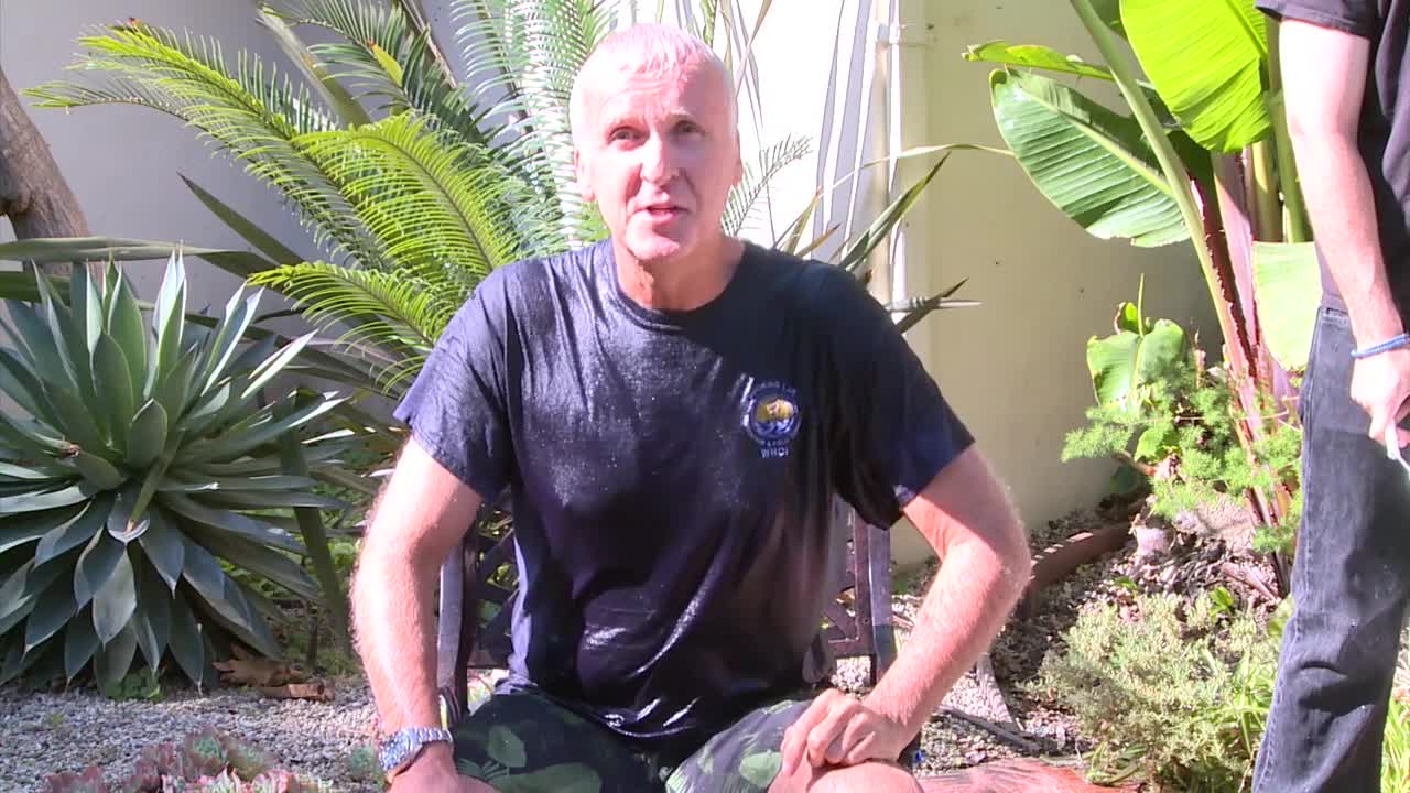 James Cameron takes the ALS #icebucketchallenge